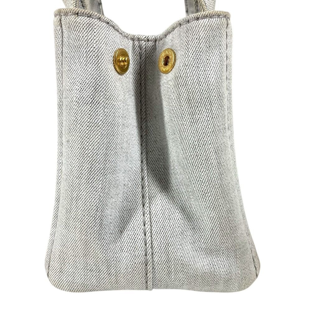 Prada Handbag Canapa Logo Canvas White — view 3