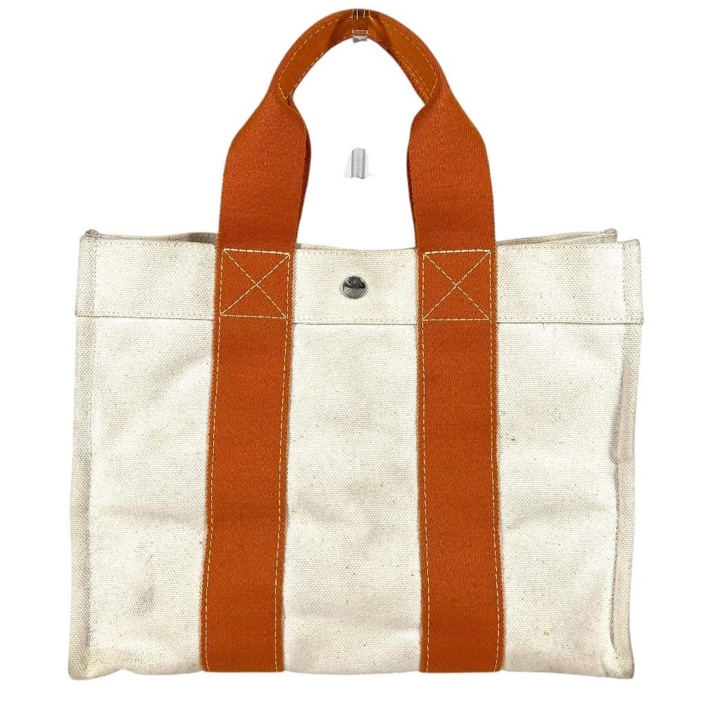 Hermes Handbag Bora PM Canvas Orange