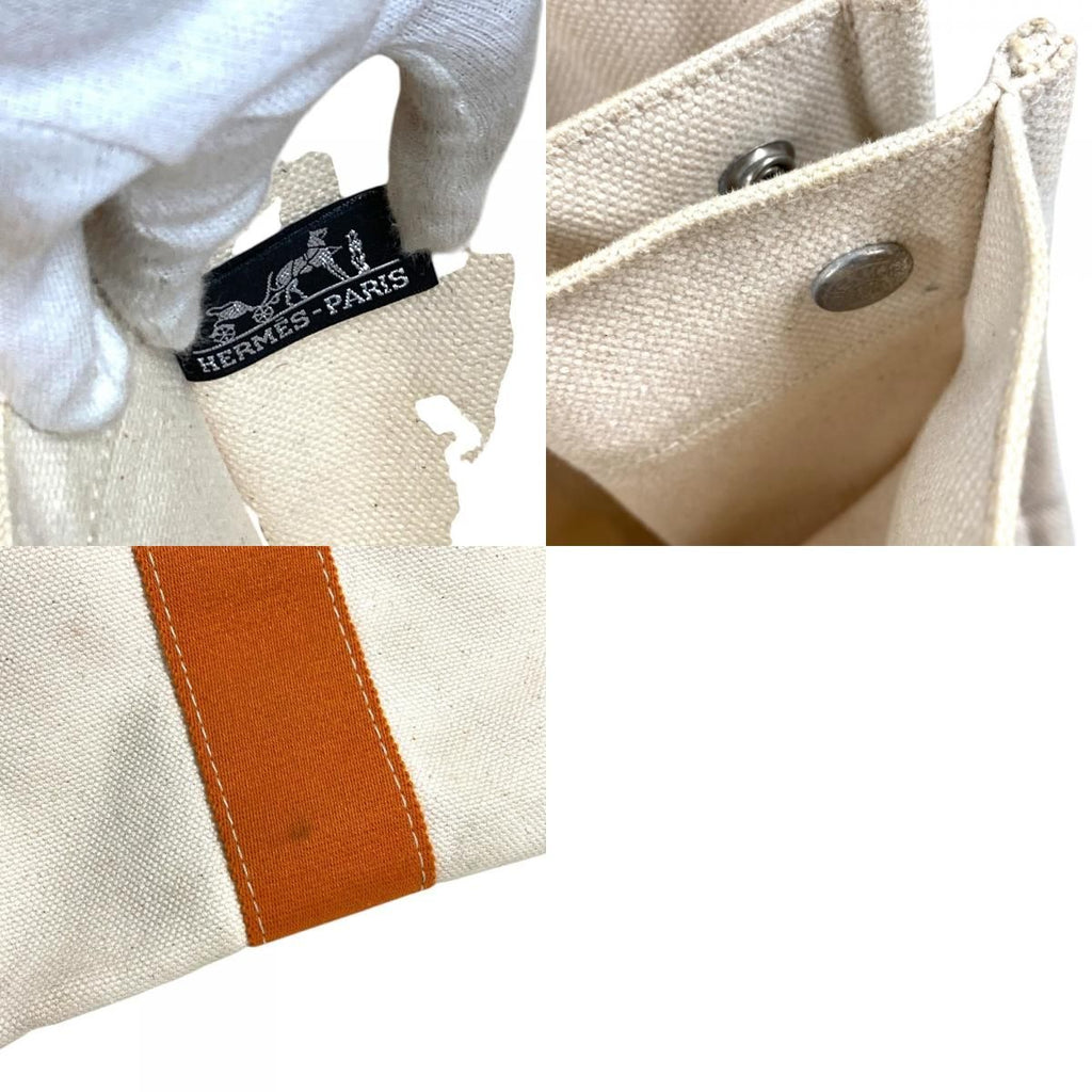 Hermes Handbag Bora PM Canvas Orange — view 9