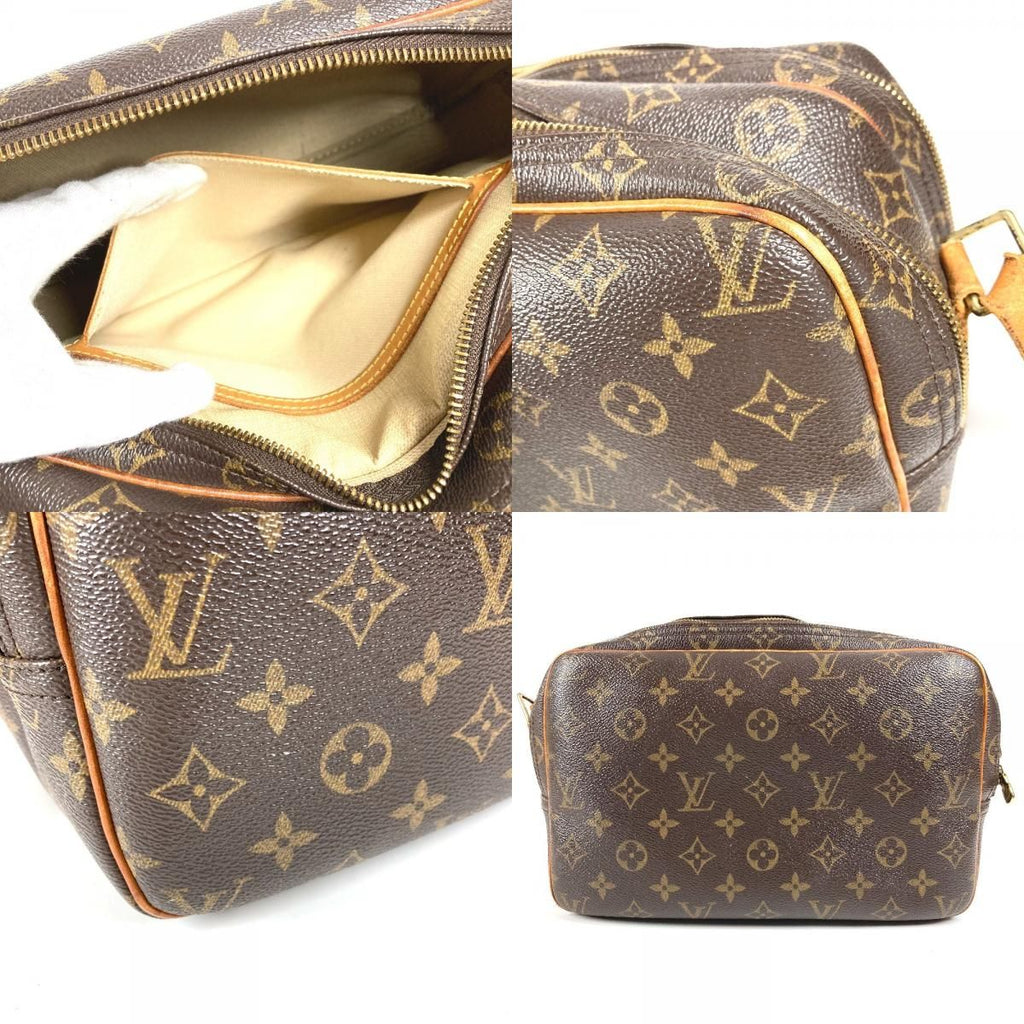 Louis Vuitton Shoulder Bag Reporter PM Lipoter PM Monogram Canvas Brown — view 7