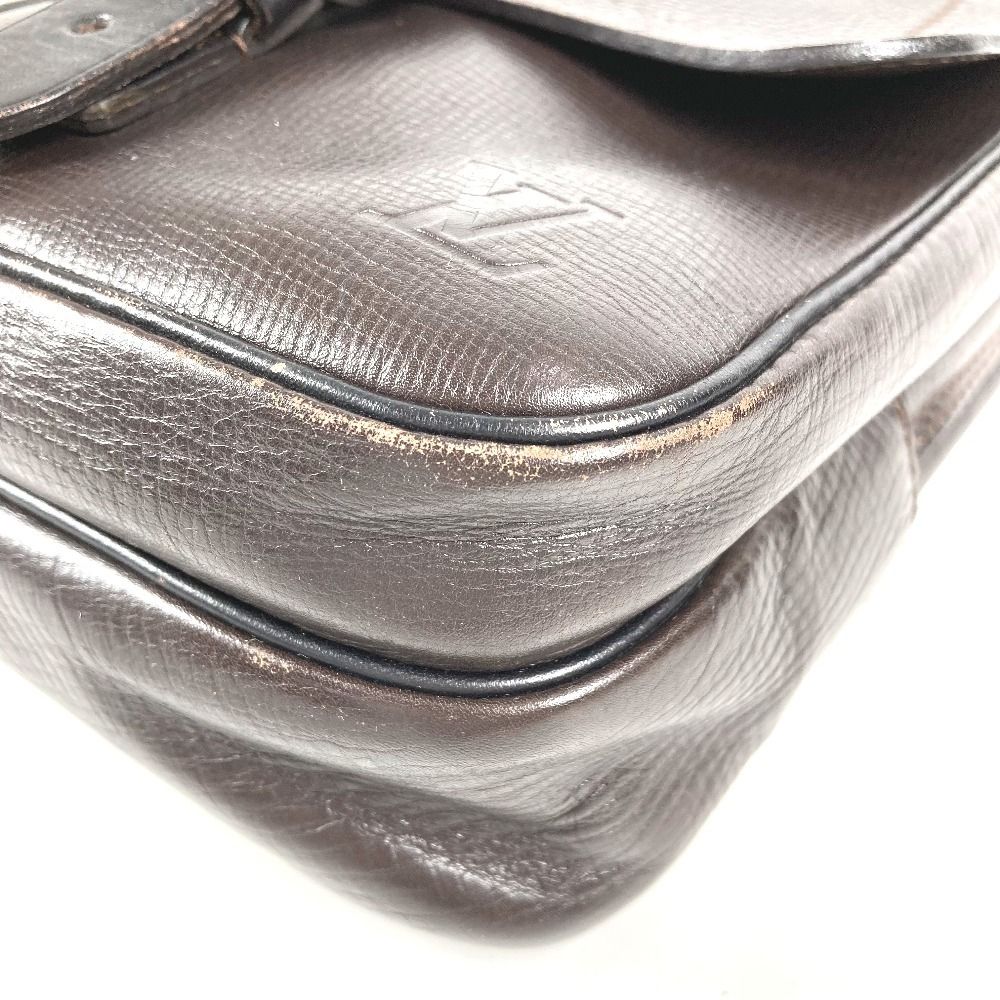Louis Vuitton Shoulder Bag Irokwa Utah Leather Cafe Brown — view 6