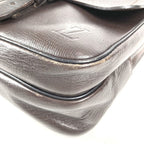Louis Vuitton Shoulder Bag Irokwa Utah Leather Cafe Brown — view 6