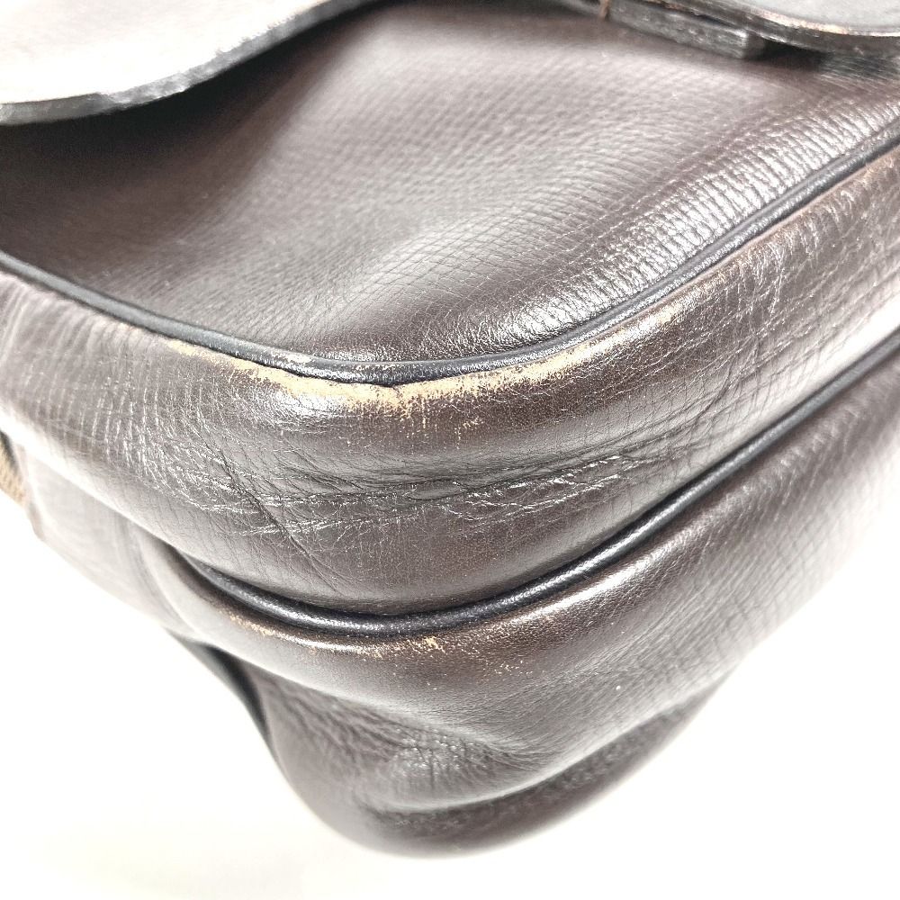 Louis Vuitton Shoulder Bag Irokwa Utah Leather Cafe Brown — view 7