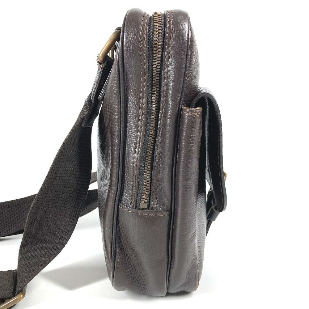 Louis Vuitton Shoulder Bag Irokwa Utah Leather Cafe Brown — view 4