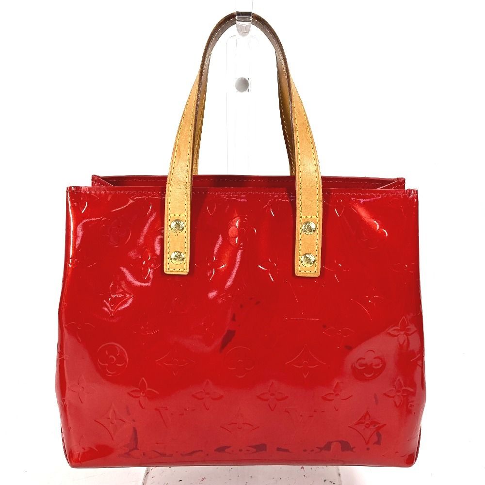 Louis Vuitton Handbag Reed PM Monogram Vernis Canvas Pomme D'amour — view 2