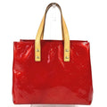 Louis Vuitton Handbag Reed PM Monogram Vernis Canvas Pomme D'amour