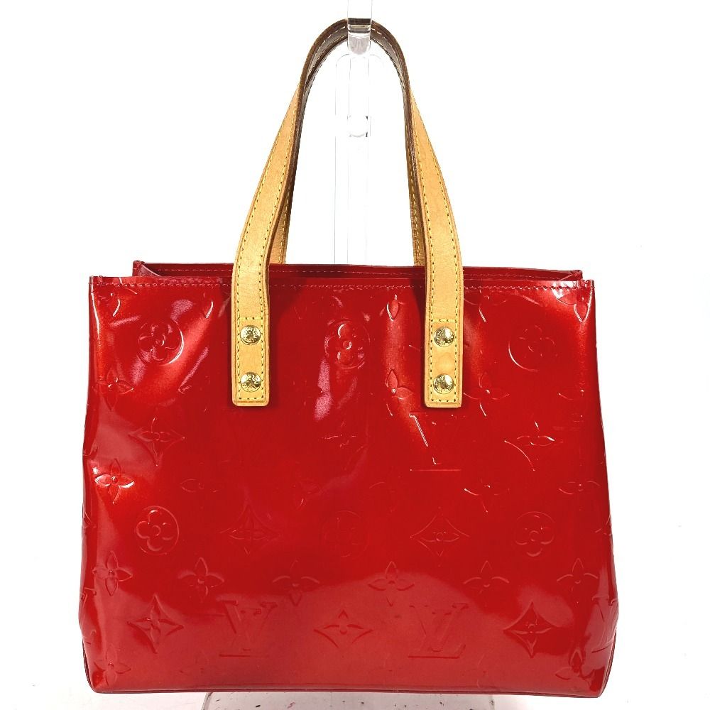 Louis Vuitton Handbag Reed PM Monogram Vernis Canvas Pomme D'amour
