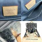 Louis Vuitton Backpack PM Leather Silver — view 9