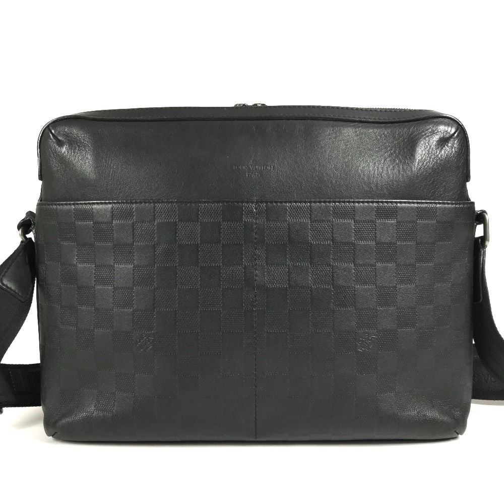 Louis Vuitton Shoulder Bag Calypso MM Damier Infini Leather Onyx Black — view 2