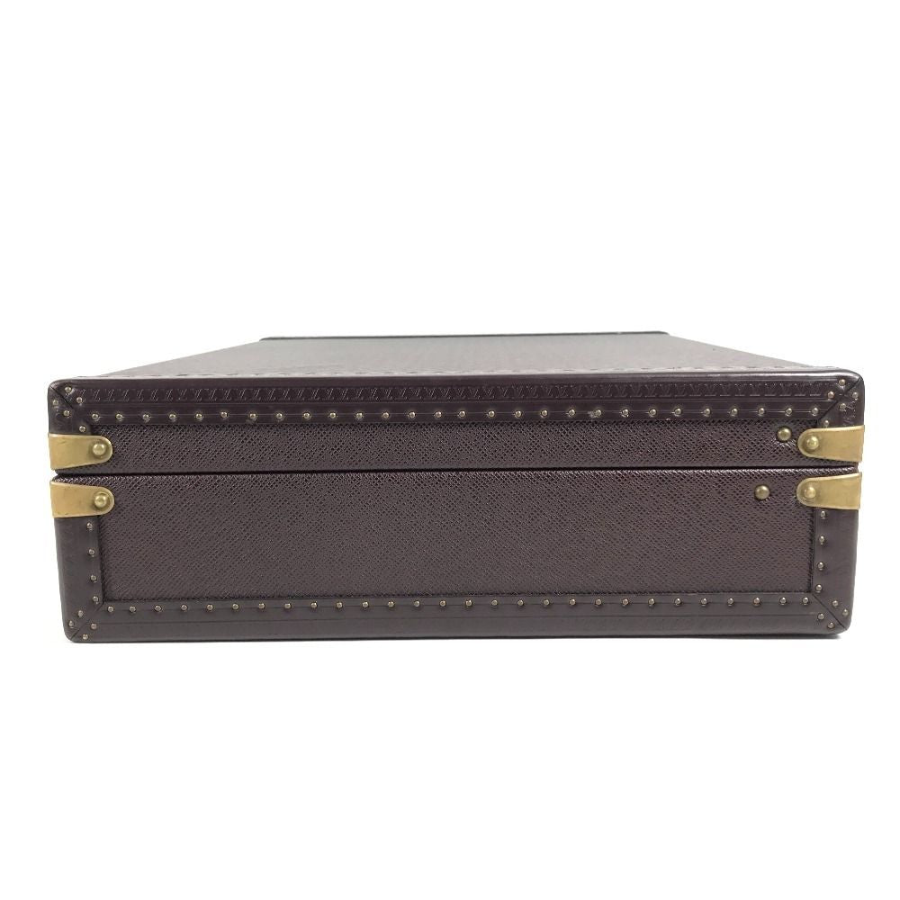 Louis Vuitton Trunk President Taiga Leather Acajou Purple — view 4