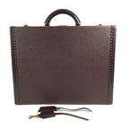 Louis Vuitton Trunk President Taiga Leather Acajou Purple