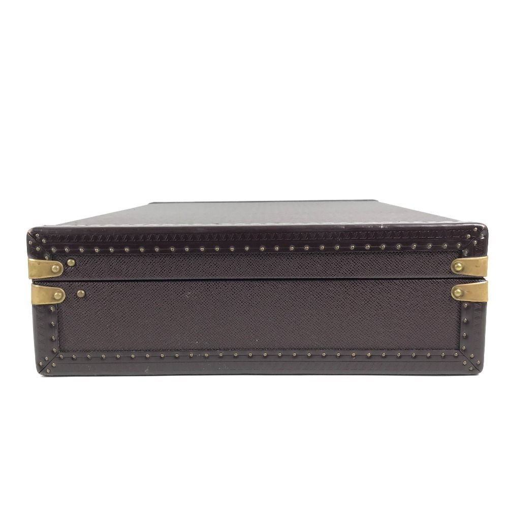 Louis Vuitton Trunk President Taiga Leather Acajou Purple — view 3