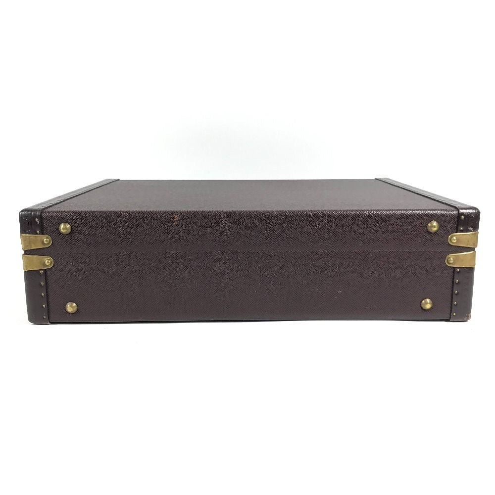 Louis Vuitton Trunk President Taiga Leather Acajou Purple — view 6