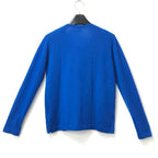 Hermes Cardigan Logo Cashmere Blue — view 2
