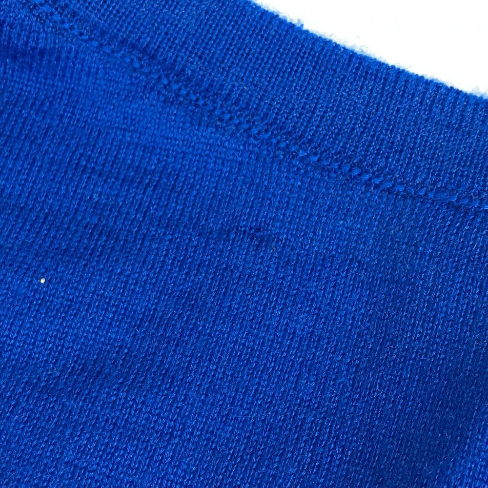 Hermes Cardigan Logo Cashmere Blue — view 7
