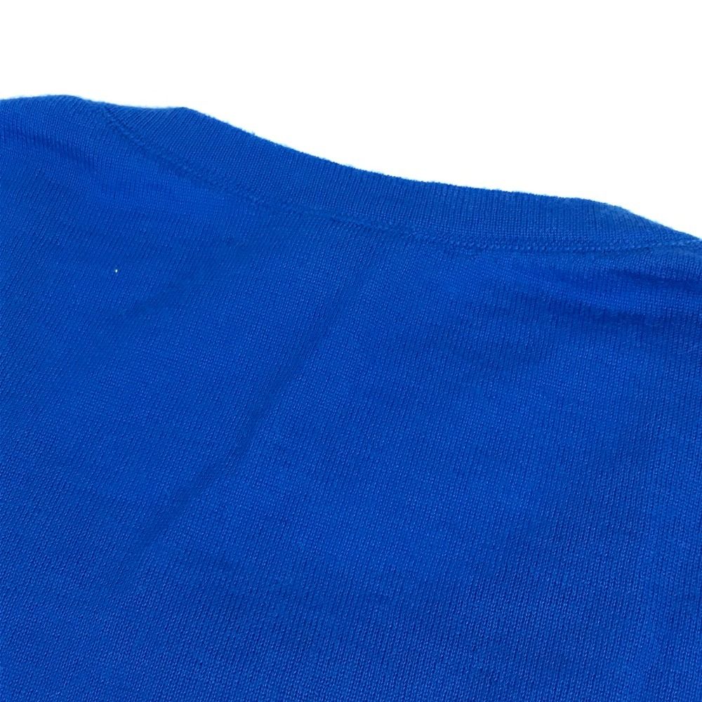 Hermes Cardigan Logo Cashmere Blue — view 6