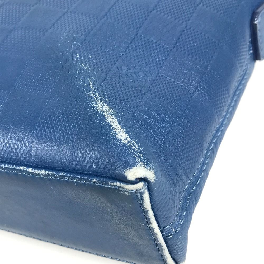 Louis Vuitton Business Bag Porte Documents Jour Pdj Damier Infini Leather Blue — view 6