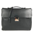 Louis Vuitton Business Bag Dorian Taurillon Leather Black