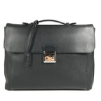 Louis Vuitton Business Bag Dorian Taurillon Leather Black
