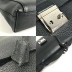 Louis Vuitton Business Bag Dorian Taurillon Leather Black — view 7