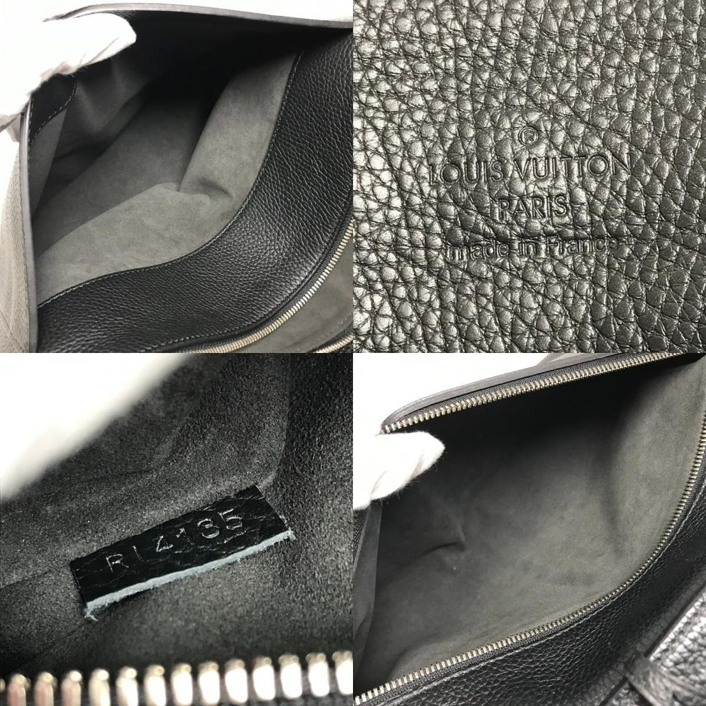Louis Vuitton Business Bag Dorian Taurillon Leather Black — view 9