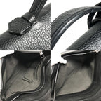 Louis Vuitton Business Bag Dorian Taurillon Leather Black — view 8