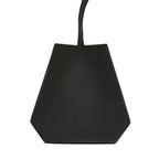 Hermes Key Ring Charm Long Leather Black Clochette Silver — view 4