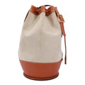 Hermes Standee Toile Ash Courchevel Leather Ivory Brown Shoulder Bag Gold