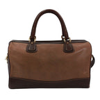 Gucci Leather Brown Boston Bag Gold — view 3