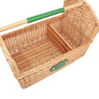 Hermes Series Latin Courchevel Green Beige Basket Gold Handbag — view 7