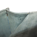 Hermes Pochette Rio Suede Gray Clutch Gold — view 8