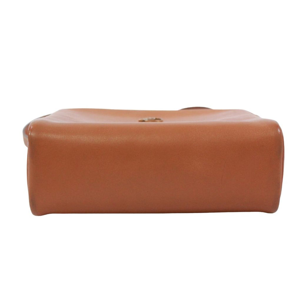 Hermes Jockey Mini Vache Hunter Brown Shoulder Bag Gold — view 4