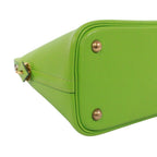 Hermes Bolide 31 Vo Garibaldi Leather Orange Green Handbag Gold — view 6