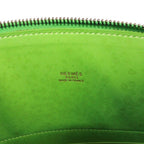 Hermes Bolide 31 Vo Garibaldi Leather Orange Green Handbag Gold — view 8
