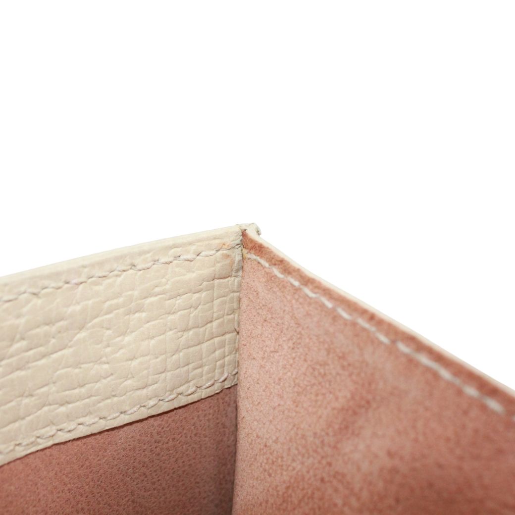 Loewe Barcelona 2-Way Leather Ivory Handbag Gold — view 9