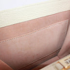Loewe Barcelona 2-Way Leather Ivory Handbag Gold — view 8