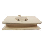 Loewe Barcelona 2-Way Leather Ivory Handbag Gold — view 4