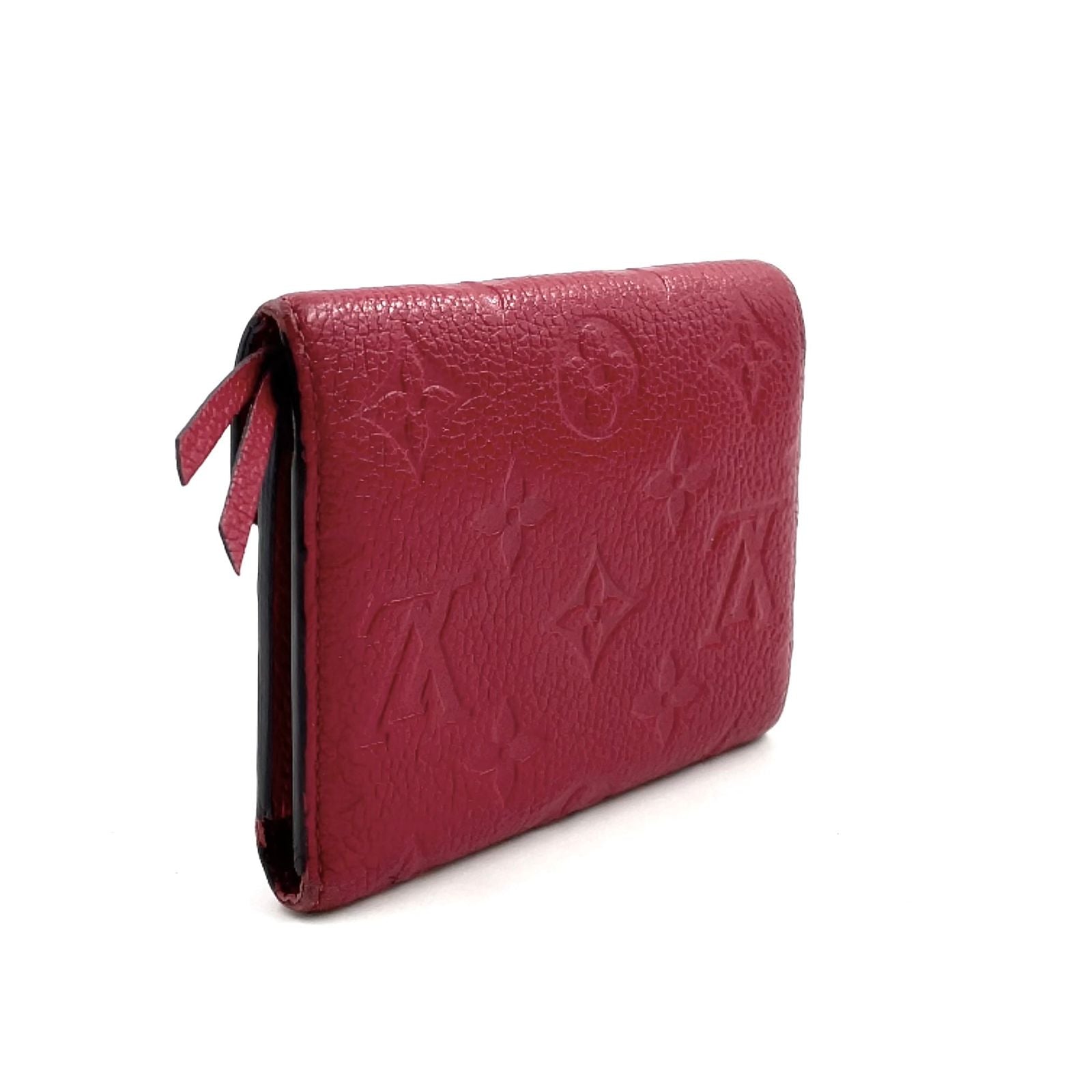 Louis Vuitton Portefeuille Victorine Monogram Empreinte Scarlet Red Trifold — view 2