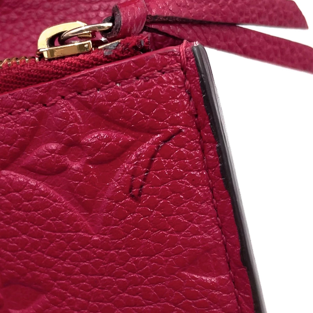 Louis Vuitton Portefeuille Victorine Monogram Empreinte Scarlet Red Trifold — view 5