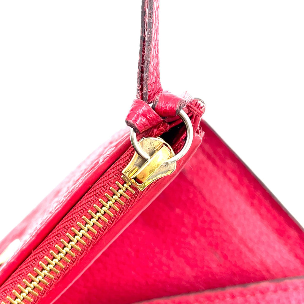 Louis Vuitton Portefeuille Victorine Monogram Empreinte Scarlet Red Trifold — view 9