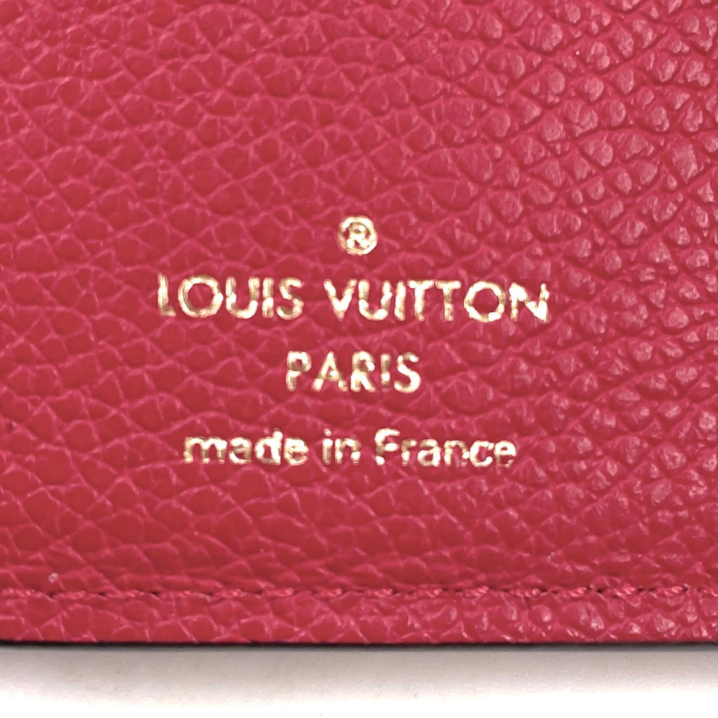 Louis Vuitton Portefeuille Victorine Monogram Empreinte Scarlet Red Trifold — view 4