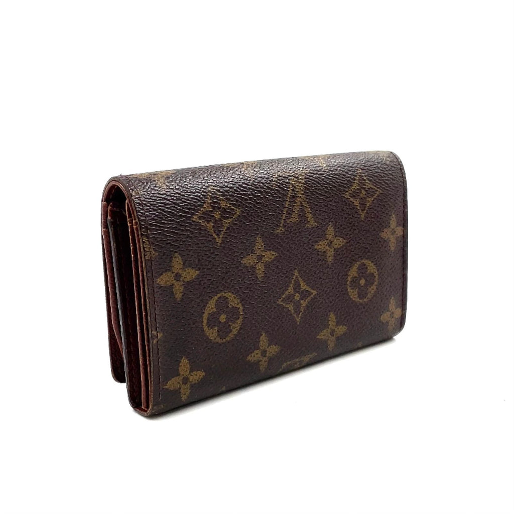 Louis Vuitton Porte-Monnaie Viet Tresor Monogram Leather Brown Bifold Wallet — view 2