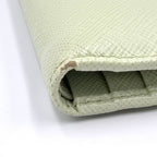 Prada Saffiano Wallet Leather Light Green Triang Silver — view 9