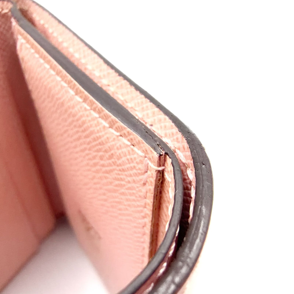 Louis Vuitton Portefeuille Zoe Monogram Rose Ballerine Leather Canvas Pink — view 9