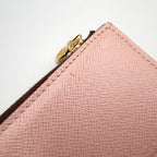 Louis Vuitton Portefeuille Zoe Monogram Rose Ballerine Leather Canvas Pink — view 4