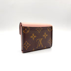 Louis Vuitton Portefeuille Zoe Monogram Rose Ballerine Leather Canvas Pink — view 2