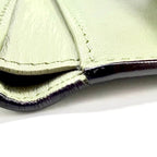 Loewe Wallet Khaki Green Anagram Trifold Silver — view 7