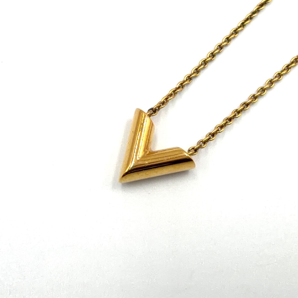 Louis Vuitton Essential Metal Necklace Gold — view 2
