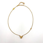 Louis Vuitton Essential Metal Necklace Gold — view 3