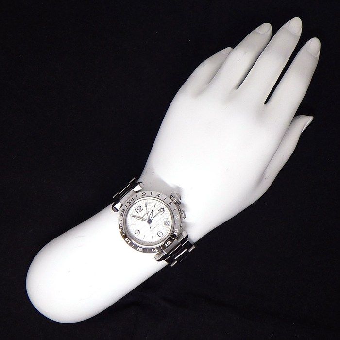 Cartier Watch Pasha C Meridian Silver Dial Date Luminous Hands Index SS — view 6
